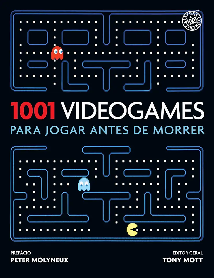 Capa do Livro 1001 Videogames para Jogar Antes de Morrer - Tony Mott