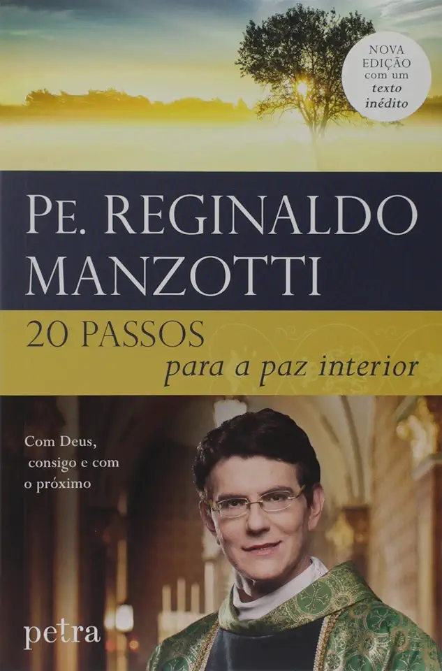 Capa do Livro 20 Passos para a Paz Interior - Manzotti, Pe. Reginaldo