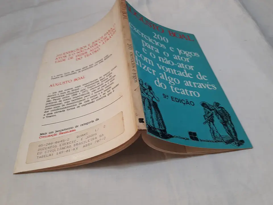 Capa do Livro 200 Exercícios e Jogos para o Ator e o Não-ator Com Vontade de Dizer - Augusto Boal