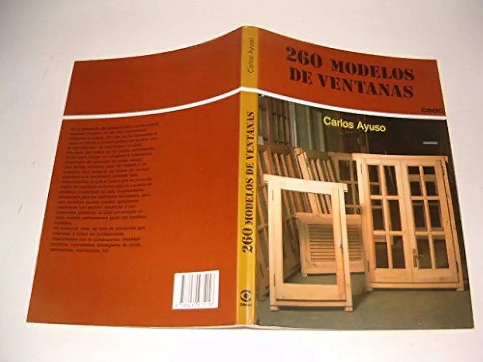 Capa do Livro 260 Modelos de Ventanas - Carlos Ayuso