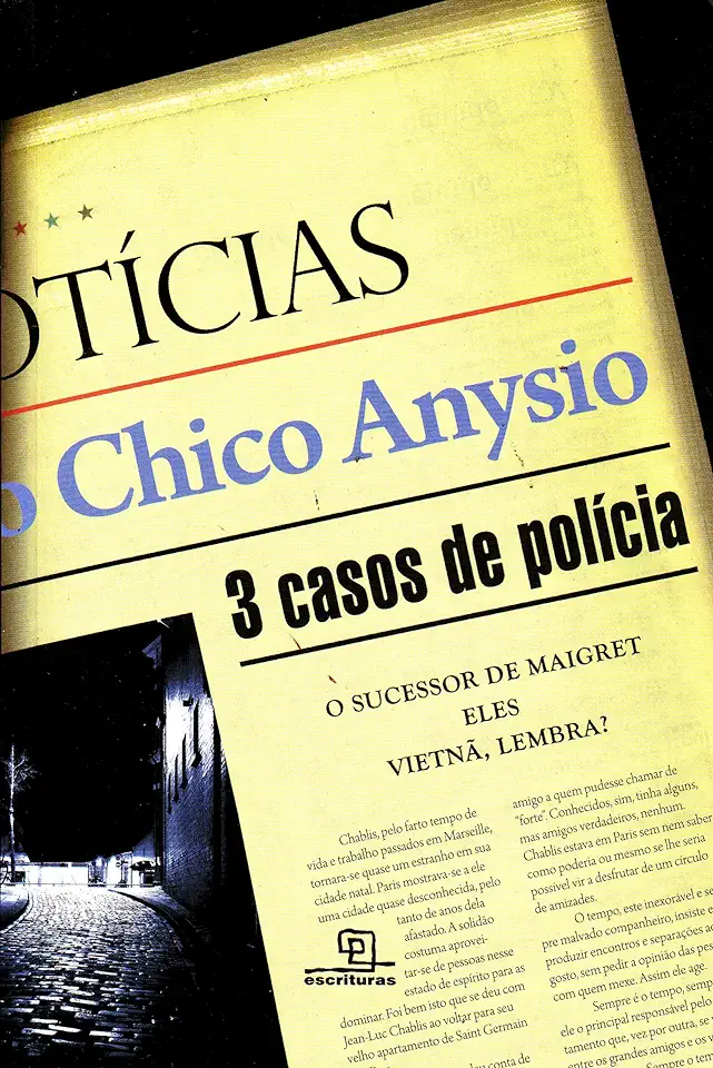 Capa do Livro 3 Casos de Polícia - Chico Anysio