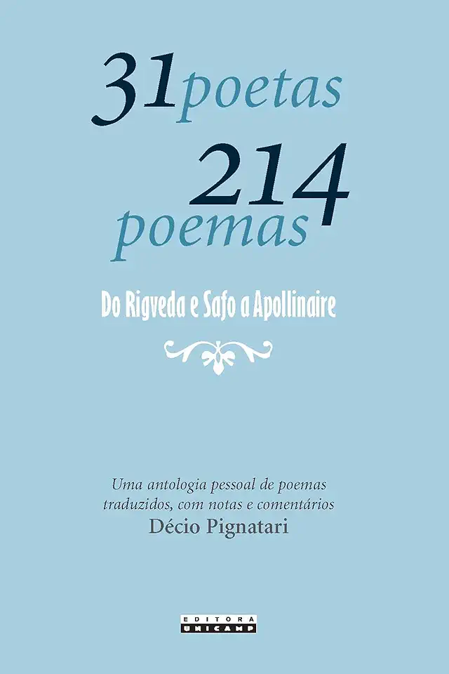 Capa do Livro 31 Poetas 214 Poemas - Décio Pignatari