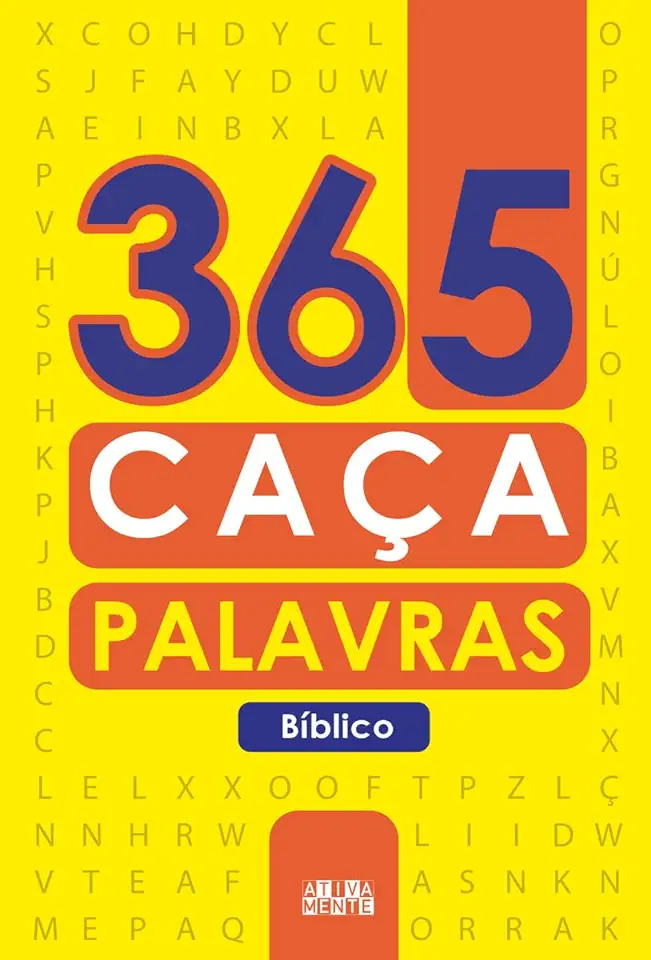 Capa do Livro 365 caça-palavras bíblico - Cultural, Ciranda