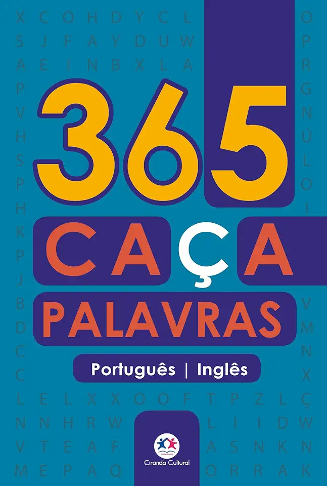 Capa do Livro 365 caça-palavras português-inglês - Cultural, Ciranda