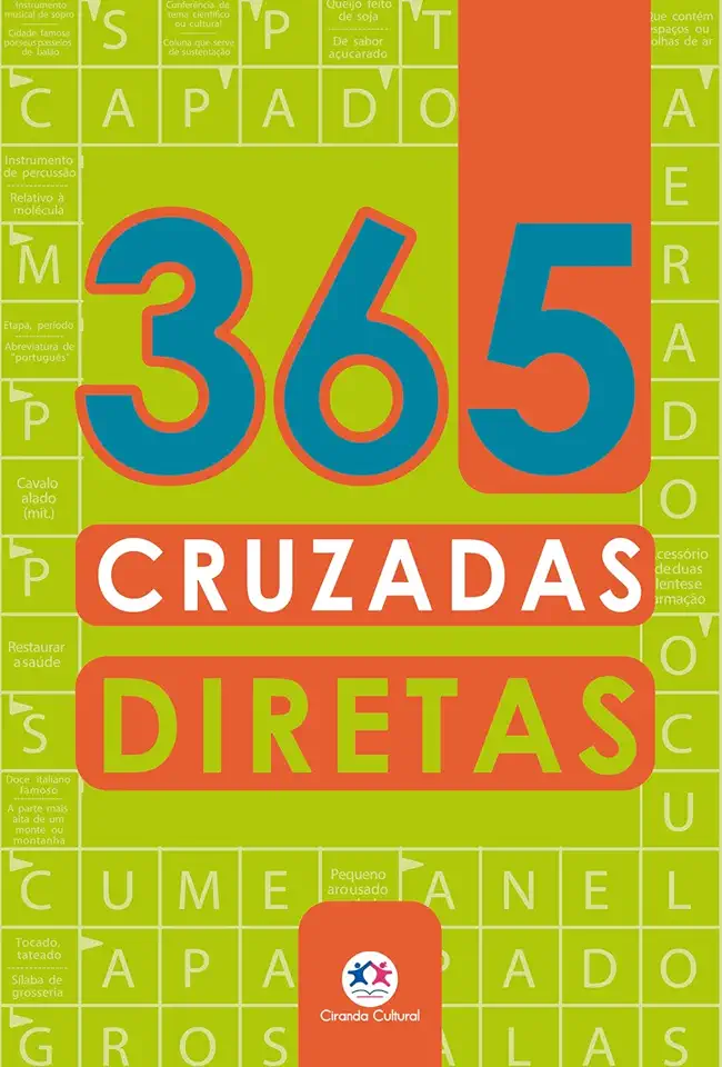 Capa do Livro 365 cruzadas diretas - Cultural, Ciranda