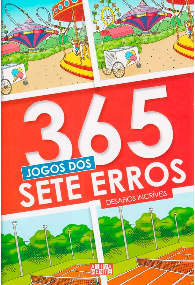 Capa do Livro 365 Jogos dos Sete Erros - Ciranda
