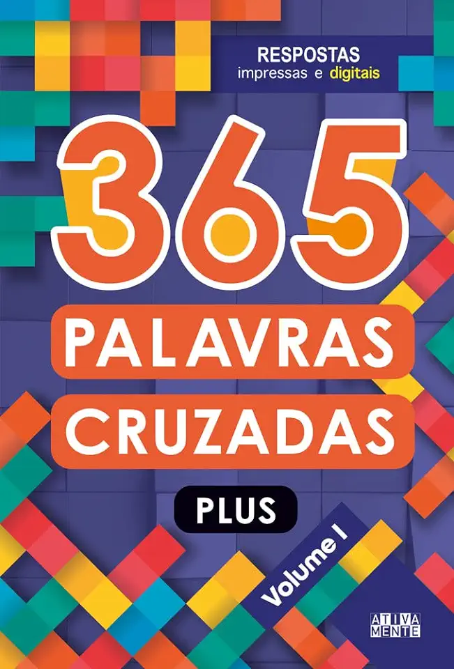 Capa do Livro 365 Palavras Cruzadas Plus - Volume I - Cerino, Jarbas