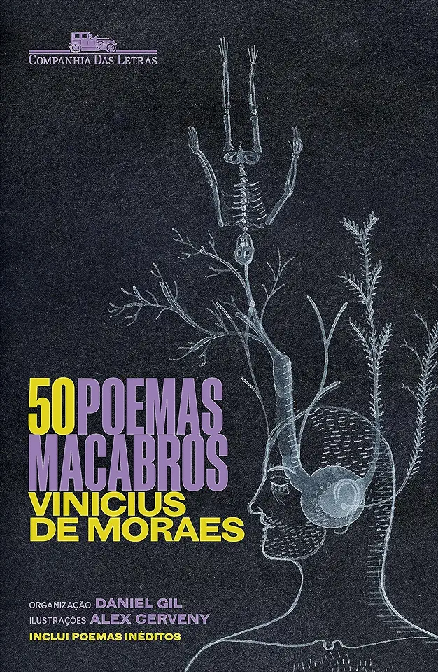 Capa do Livro 50 poemas macabros - Vinicius de Moraes