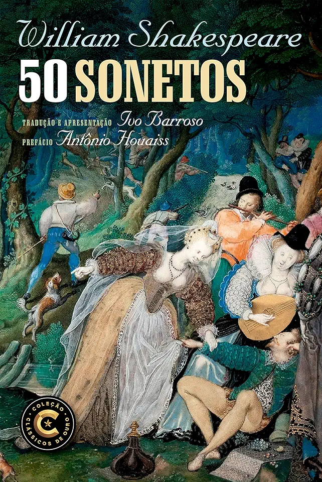 Capa do Livro 50 Sonetos - William Shakespeare