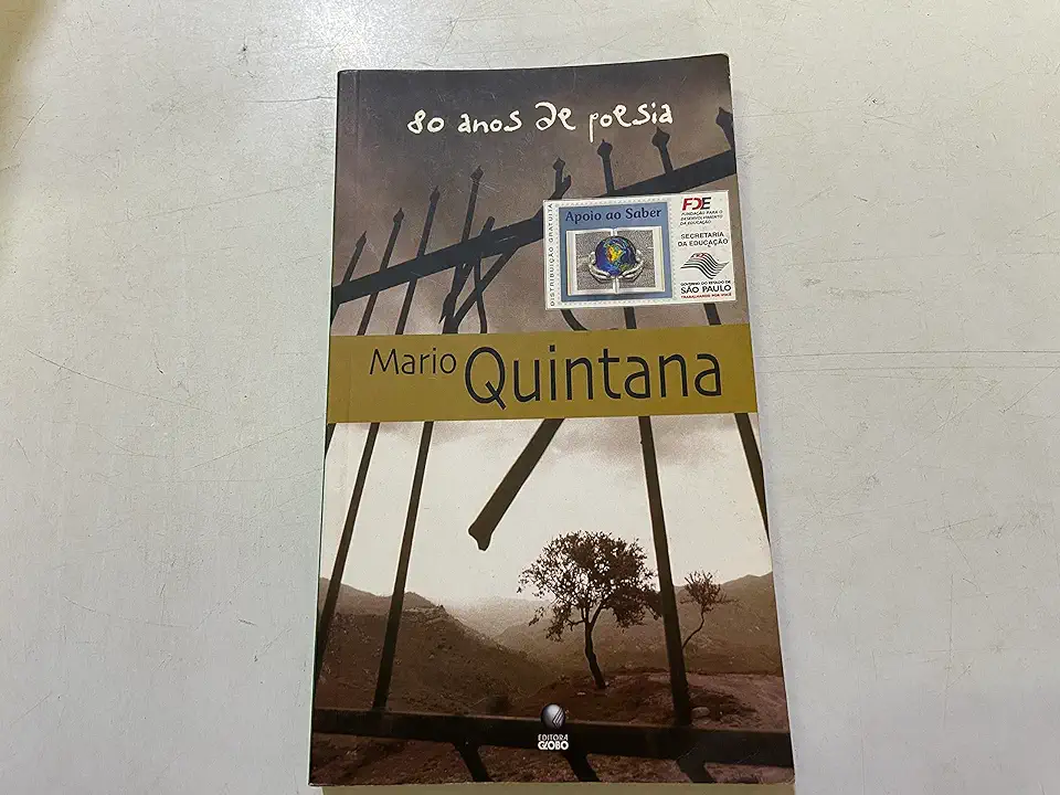 Capa do Livro 80 Anos de Poesia - Quintana, Mario