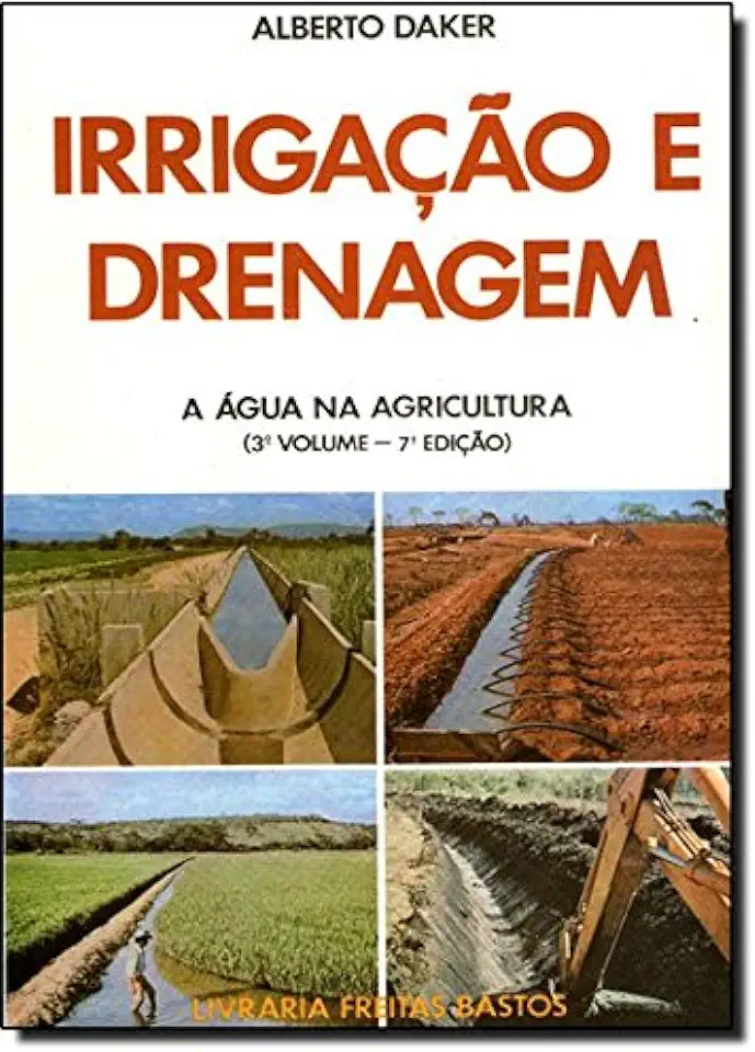Capa do Livro A Água na Agricultura 3 Volumes - Alberto Daker