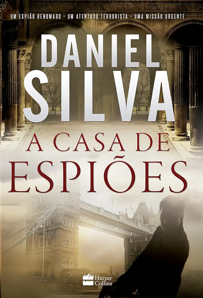 Capa do Livro A casa de espiões - Silva, Daniel