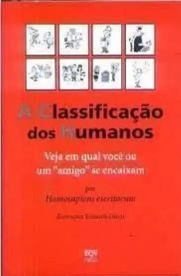 Capa do Livro A Classificação dos Humanos - Homosapiens Escritorum