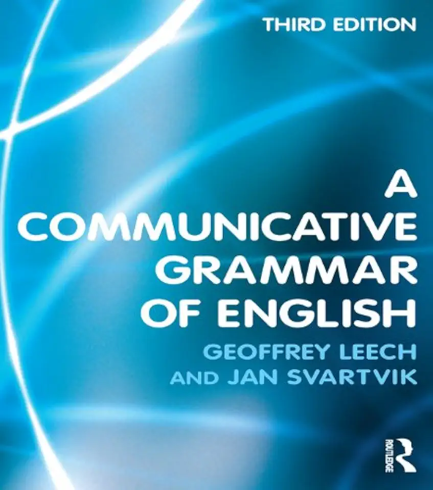 Capa do Livro A Communicative Grammar of English - Geoffrey Leech Jan Svartvik