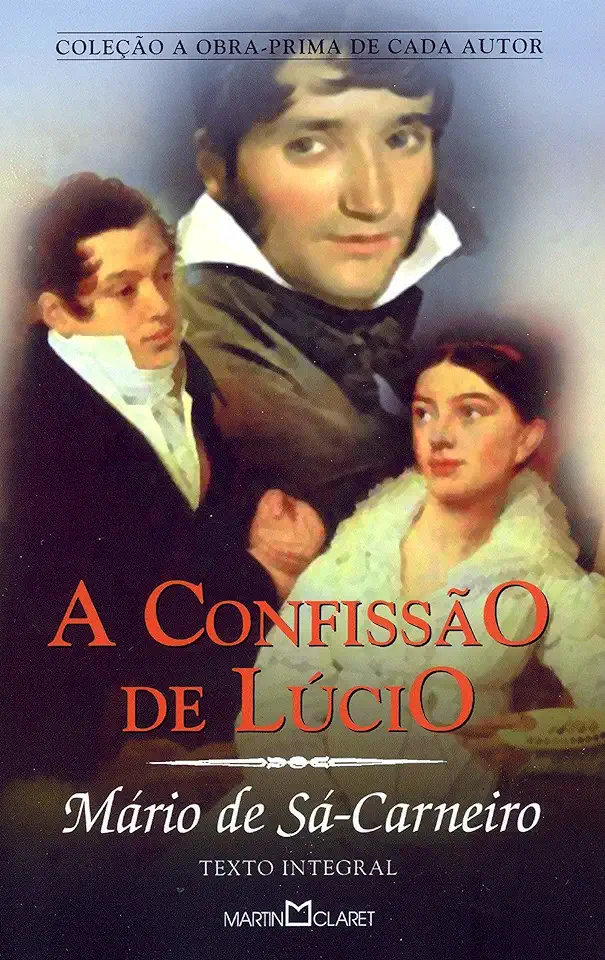 Capa do Livro A Confissão de Lúcio - Mário de Sá-carneiro