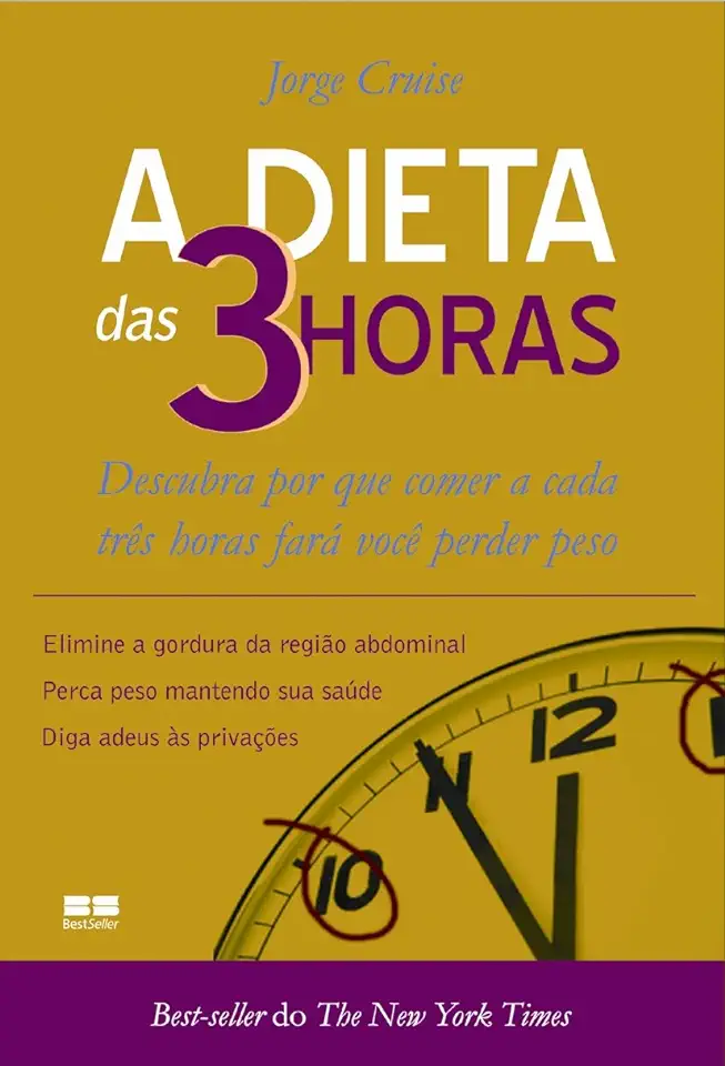 Capa do Livro A Dieta das 3 Horas - Jorge Cruise