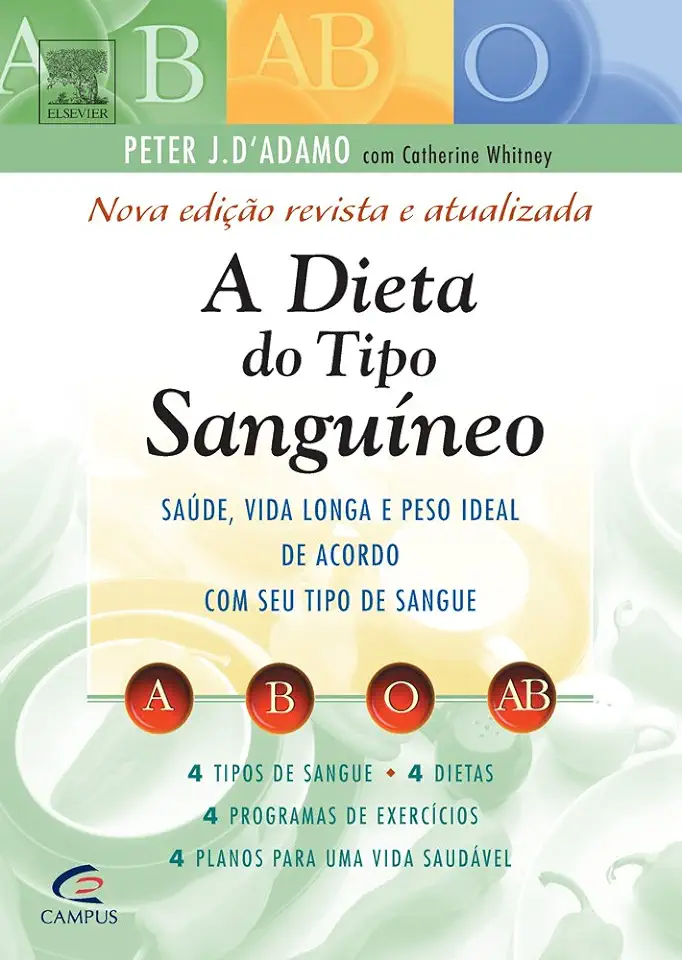 Capa do Livro A Dieta do Seu Tipo Sanguineo: Tipo A - Peter Dadamo