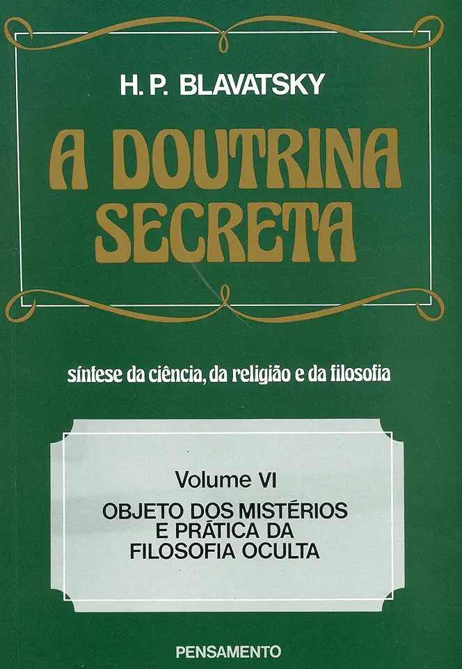 Capa do Livro A Doutrina Oculta - H. P. Blavatsky