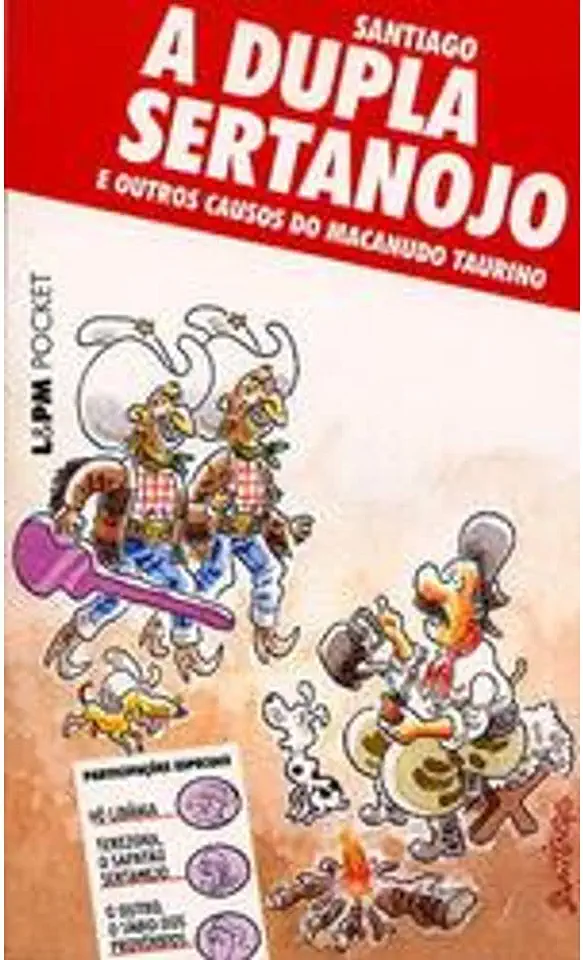 Capa do Livro A Dupla Sertanojo - Santiago