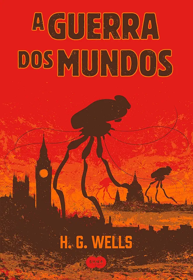 Capa do Livro A Guerra dos Mundos - H. G. Wells