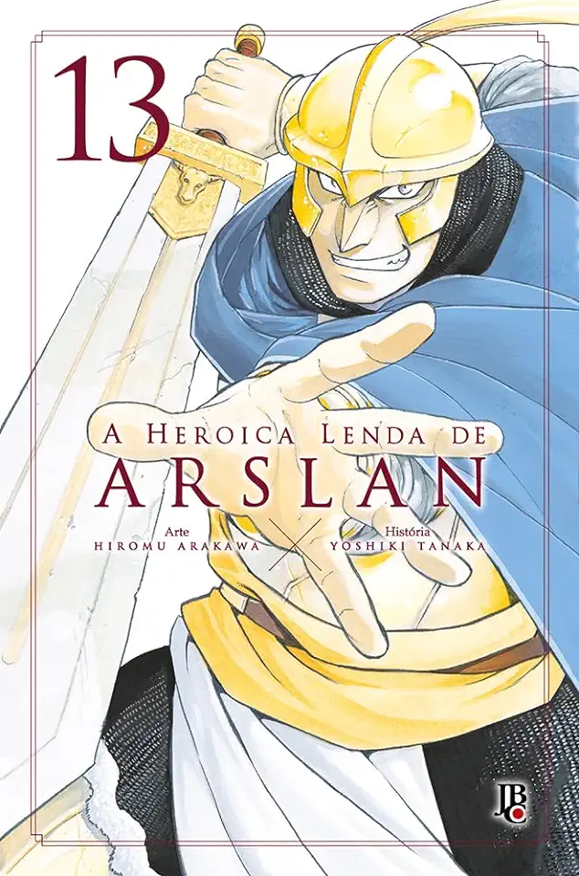 Capa do Livro A Heróica Lenda de Arslan - Vol. 13 - Tanaka, Yoshiki