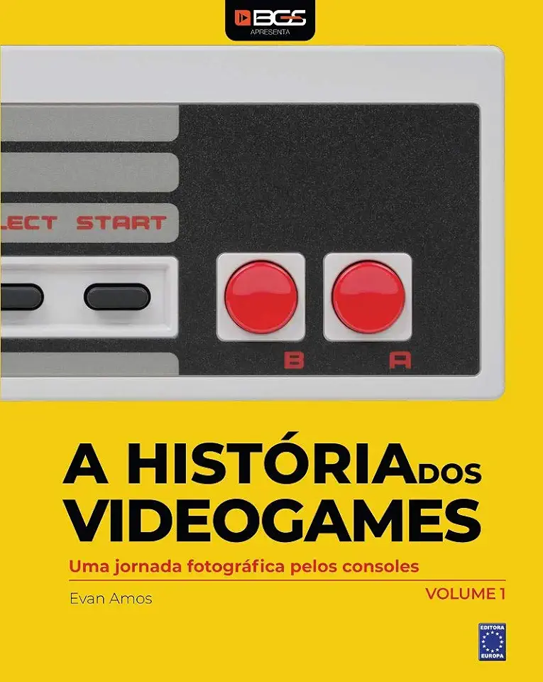 Capa do Livro A História dos Videogames - Volume 1 - Amos, Evan