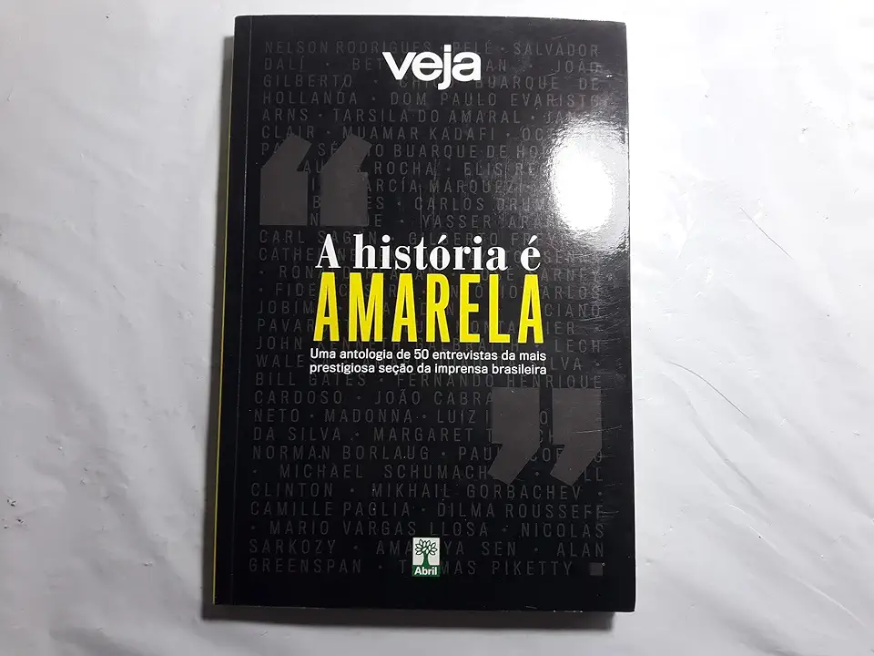 Capa do Livro A História É Amarela - Dinap