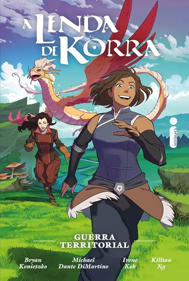 Capa do Livro A lenda de Korra: Guerra territorial - Killian Irene; Ng