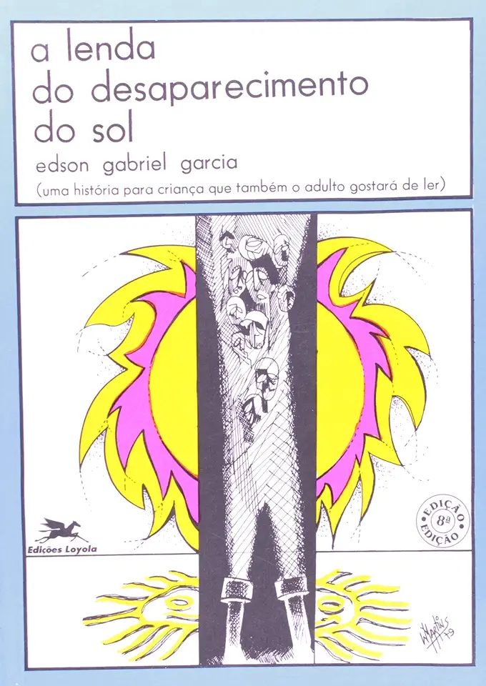 Capa do Livro A Lenda do Desaparecimento do Sol - Edson Gabriel Garcia