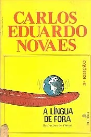 Capa do Livro A Língua de Fora - Carlos Eduardo Novaes