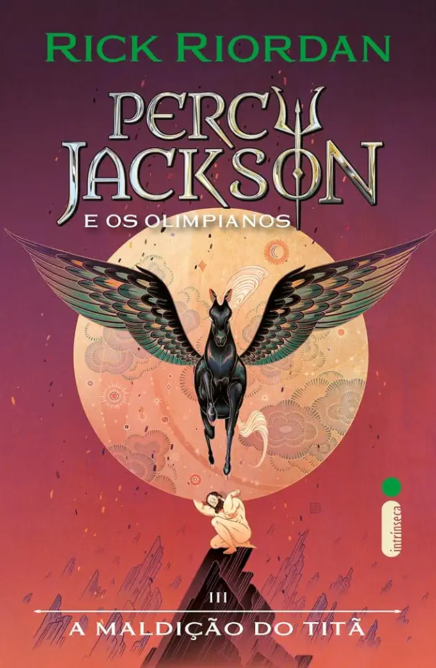 Capa do Livro A Maldição do Titã - Rick Riordan