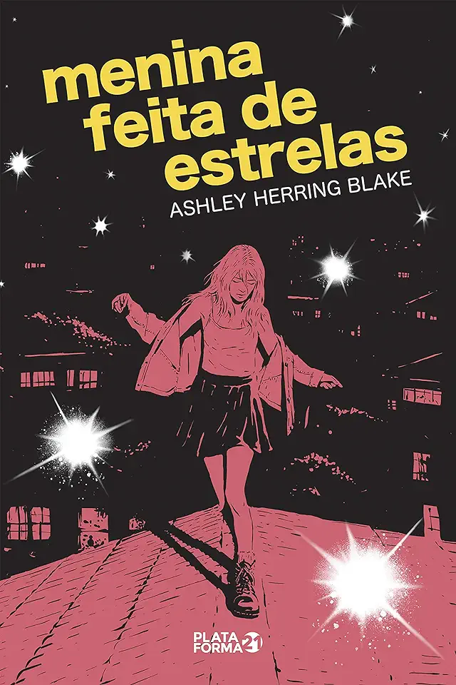 Capa do Livro A menina feita de estrelas - Ashley Herring Blake