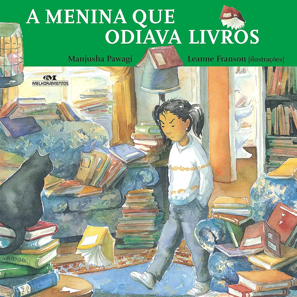 Capa do Livro A Menina Que Odiava Livros - Pawagi, Manjusha