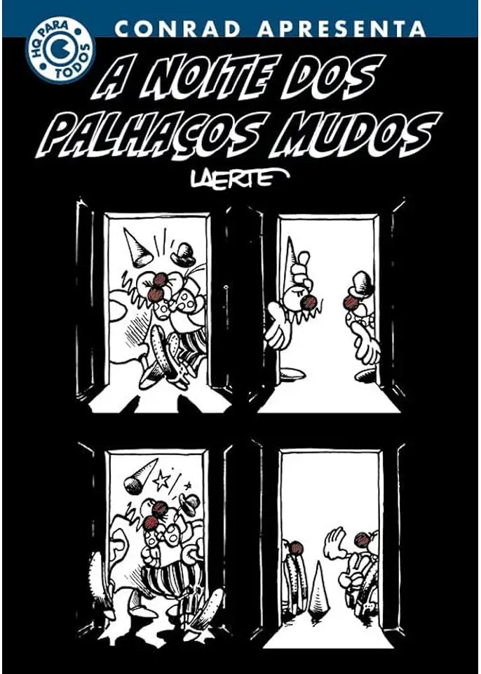 Capa do Livro A Noite dos Palhaços Mudos - Laerte Coutinho