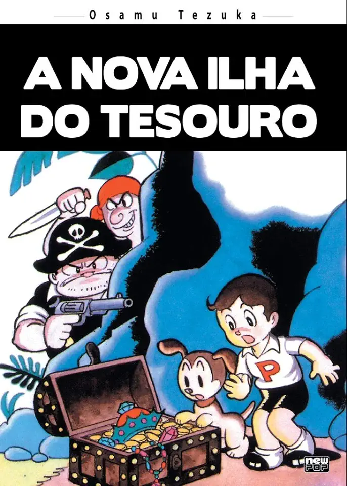 Capa do Livro A Nova Ilha do Tesouro (Osamu Tezuka) - Tezuka, Osamu