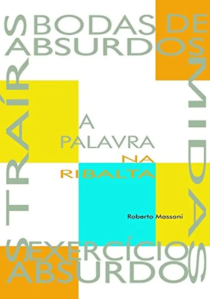 Capa do Livro A Palavra na Ribalta - Roberto Massoni