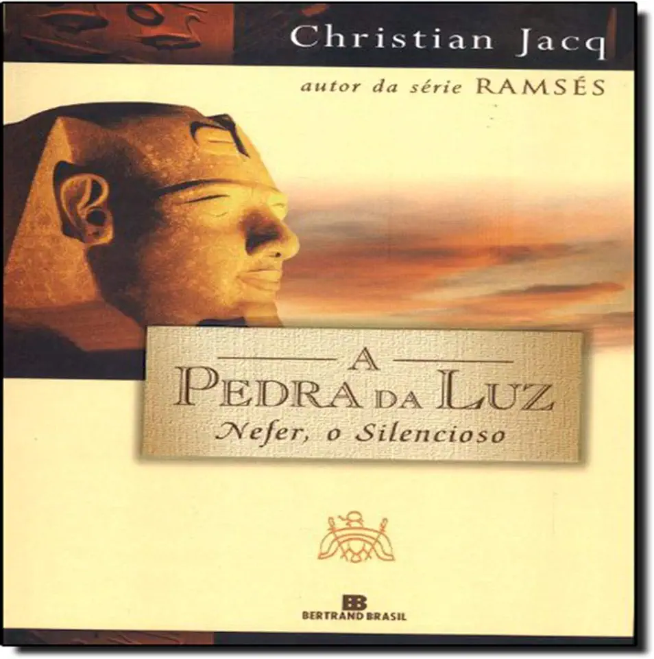 Capa do Livro A Pedra da Luz - Nefer, o Silencioso - Christian Jacq