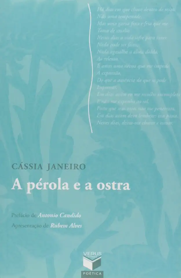 Capa do Livro A Pérola e a Ostra - Cássia Janeiro