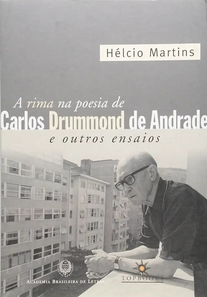 Capa do Livro A Rima na Poesia de Carlos Drummond de Andrade - Hélcio Martins