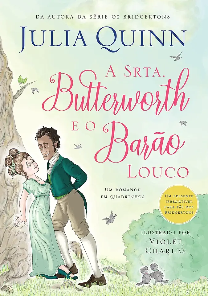 Capa do Livro A Srta. Butterworth e o barão louco - Julia Quinn