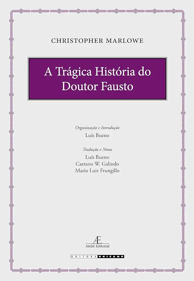 Capa do Livro A Trágica História do Doutor Fausto - Christopher Marlowe