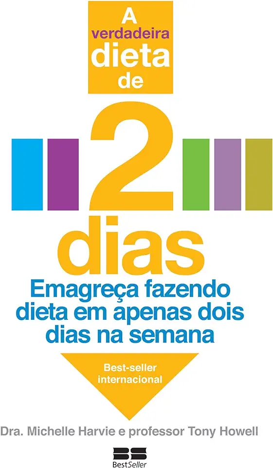 Capa do Livro A Verdadeira Dieta de 2 Dias - Dra. Michelle Harvie / Tony Howell