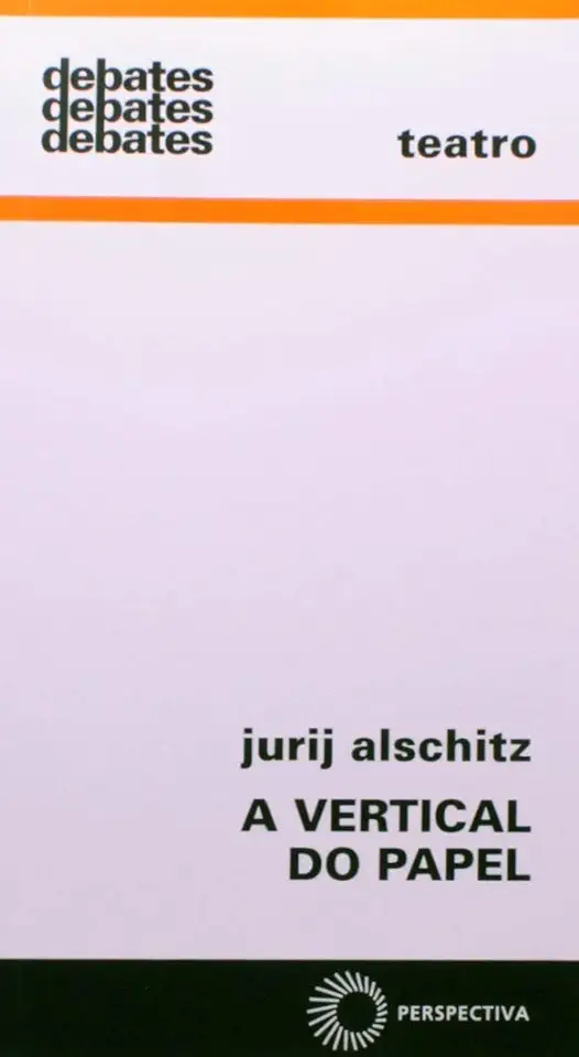 Capa do Livro A vertical do papel - Alschitz, Jurij