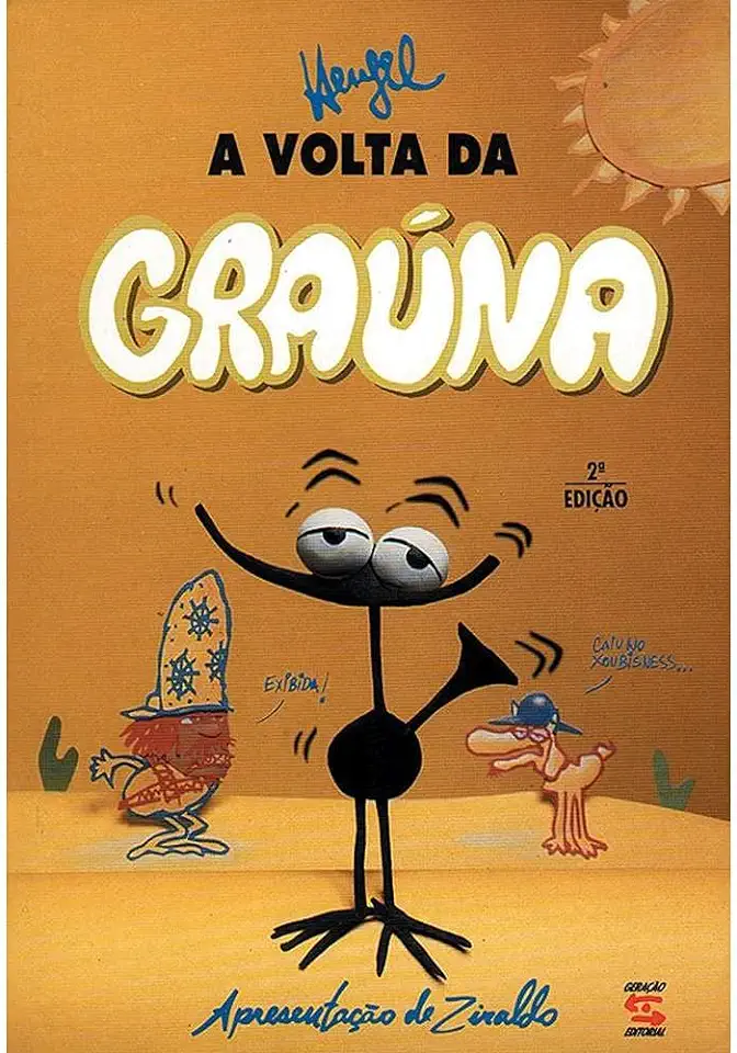 Capa do Livro A Volta da Graúna - Henfil