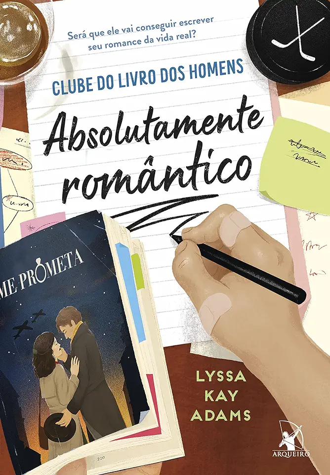 Capa do Livro Absolutamente romântico (Clube do livro dos homens – Livro 4) - Lyssa Kay Adams