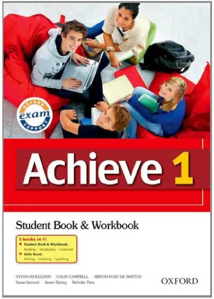 Capa do Livro Achieve 1 - Student Book & Workbook - Sylvia Wheeldon / Colin Campbell / Airton Pozo