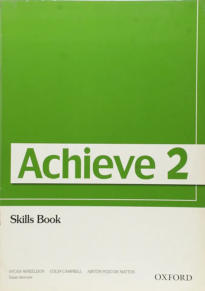 Capa do Livro ACHIEVE 2 SKILL BOOK - WHEELDON, SYLVIA