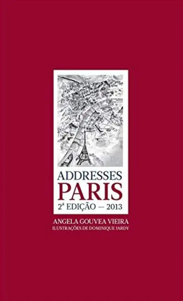 Capa do Livro Addresses Paris - Angela Gouvea Vieira