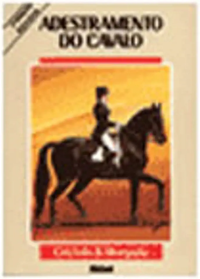 Capa do Livro Adestramento do Cavalo - Cel. Felix B. Morgado