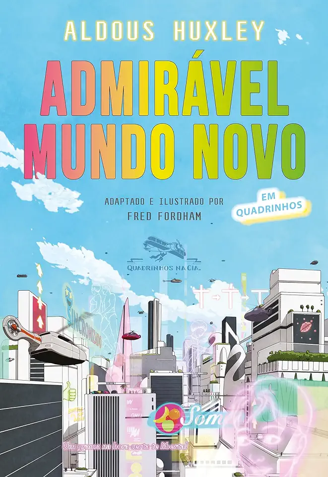 Capa do Livro Admirável mundo novo (Edição em quadrinhos) - Huxley, Aldous